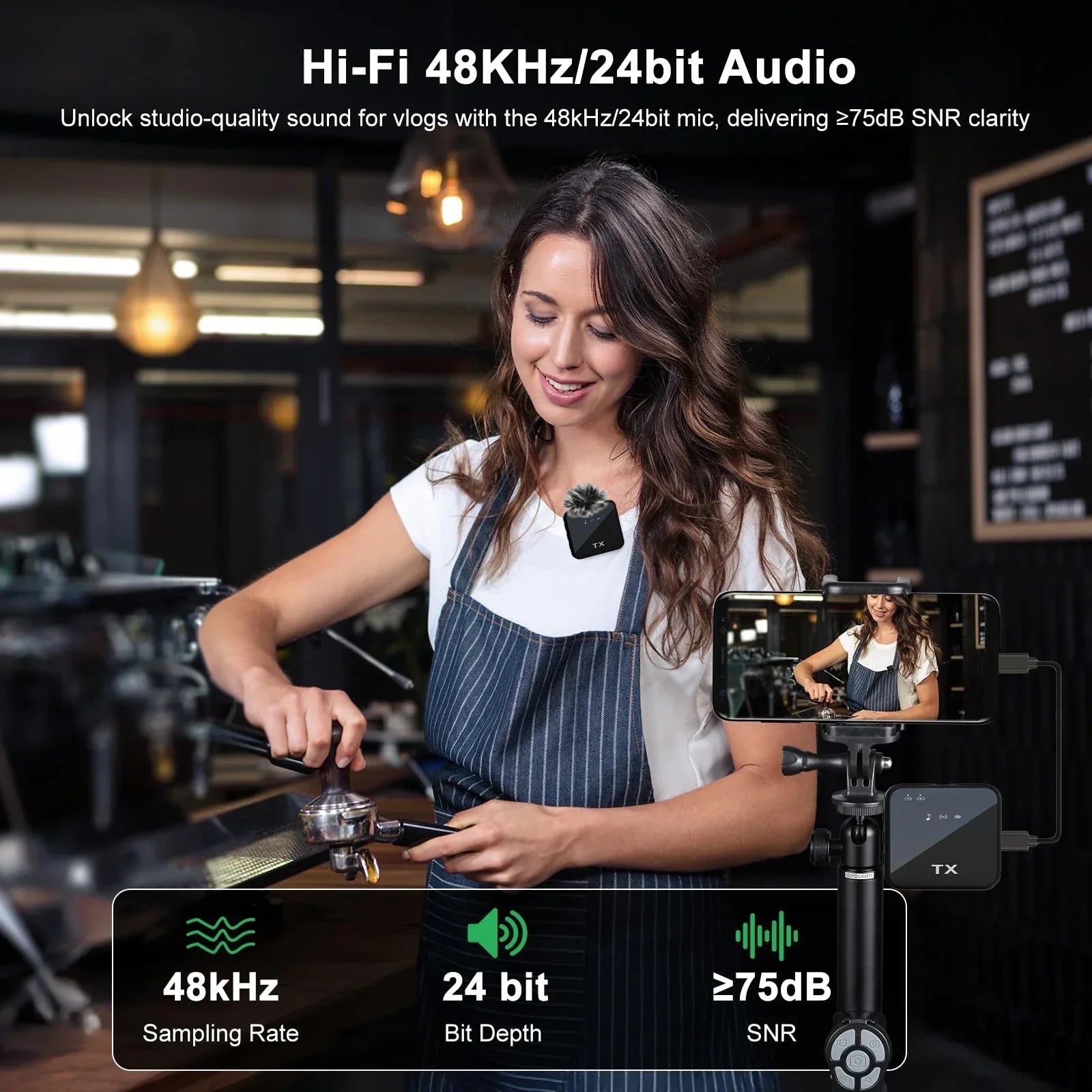 Pocket Wireless Lavalier Mic Kit